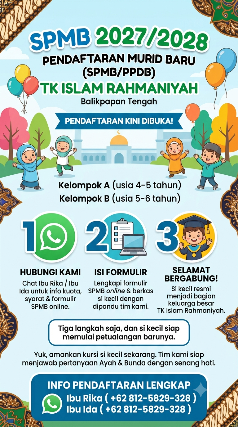 Pendaftaran Murid Baru (SPMB/PPDB) 2027/2028