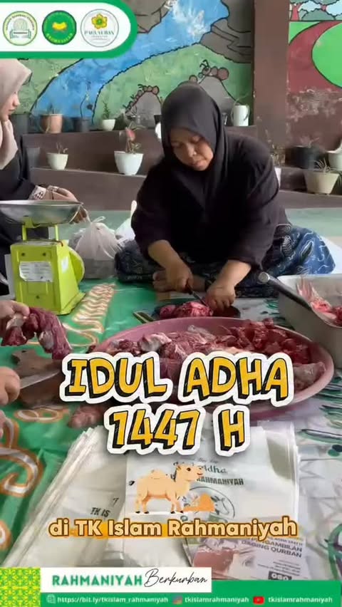 Rangkaian Idul Adha 1447 H: Anak-anak TK Rahmaniyah Belajar Nilai Keikhlasan dan Kepedulian