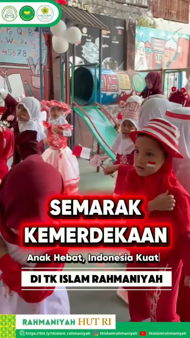 Meriahnya Perayaan HUT RI di TK Islam Rahmaniyah Balikpapan